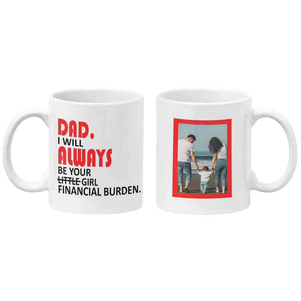 Dad And Girl Coffee Mug