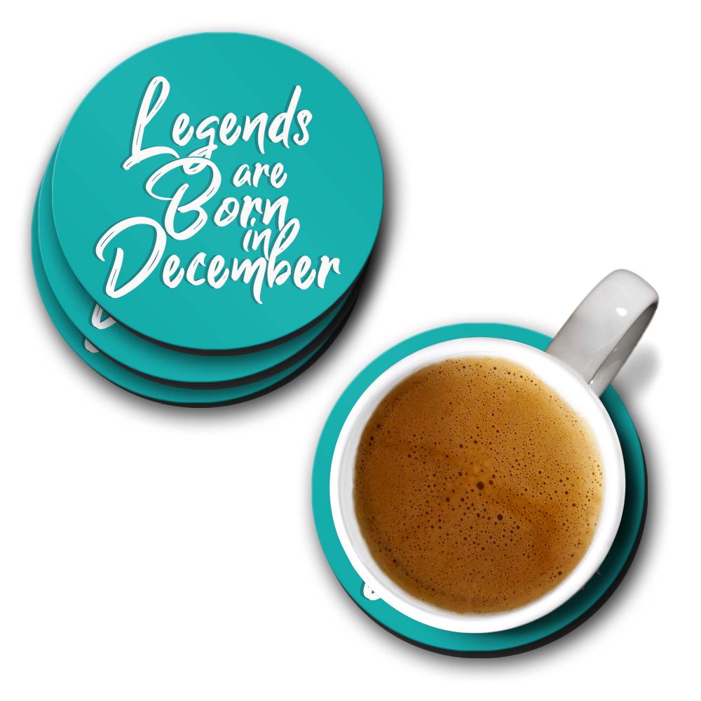 December Legends Coasters