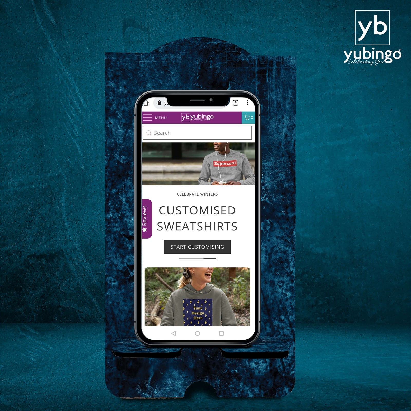 Deep Blues Mobile Stand-Image2