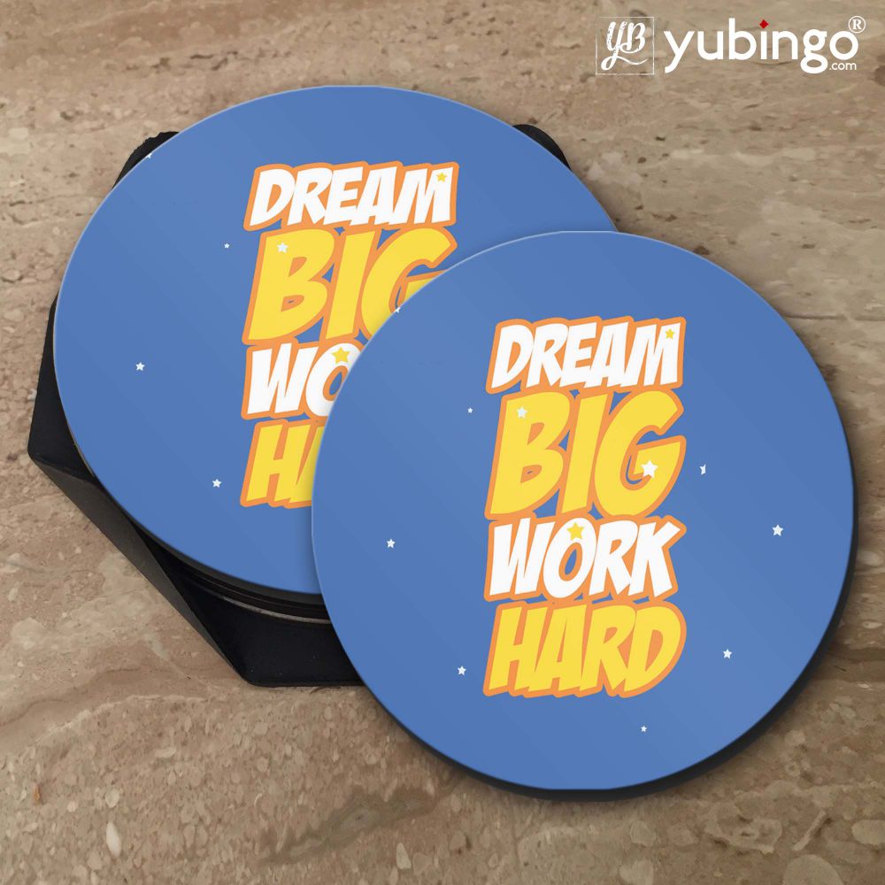 Dream Big Work Hard Coasters-Image5