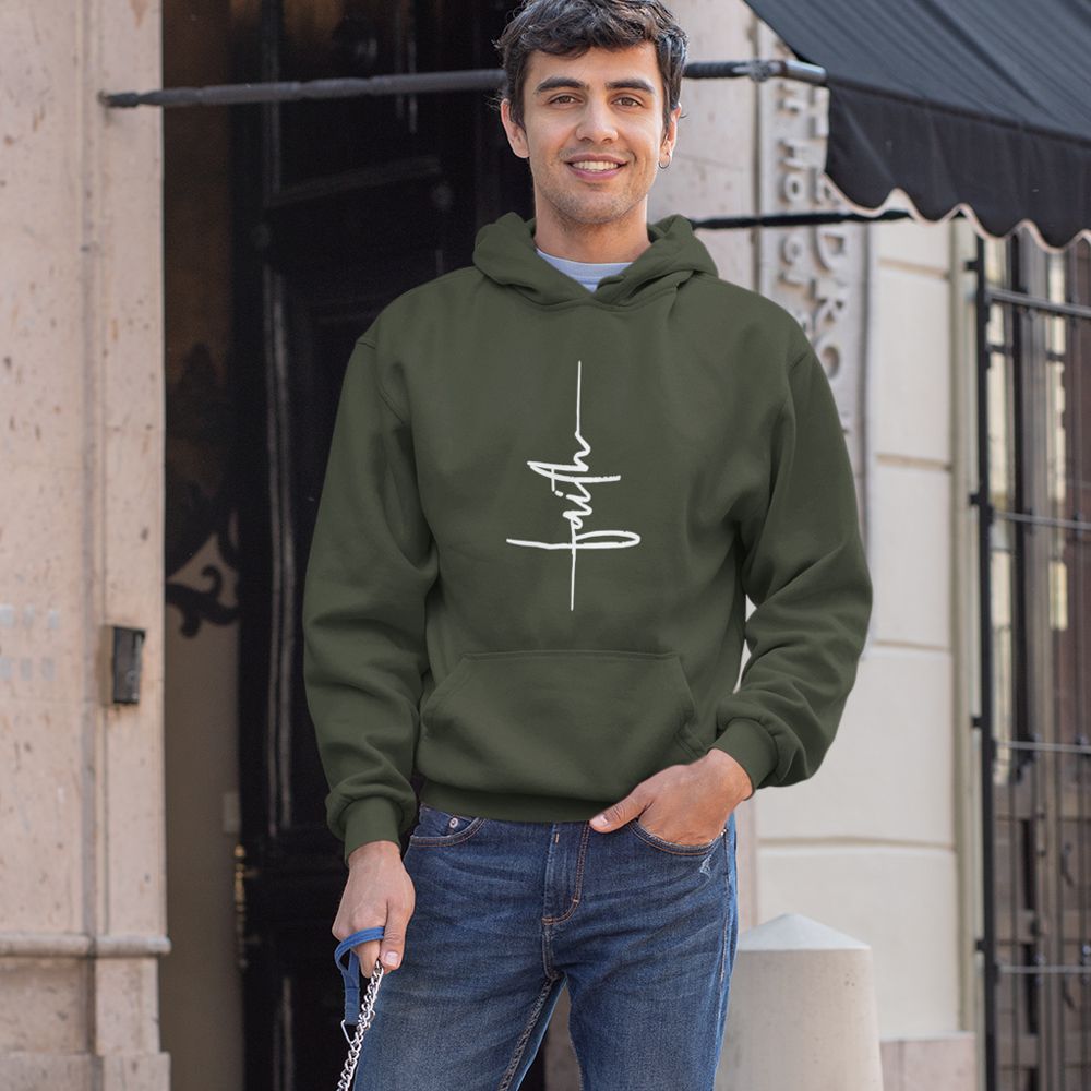 Faith Hoodie-Olive