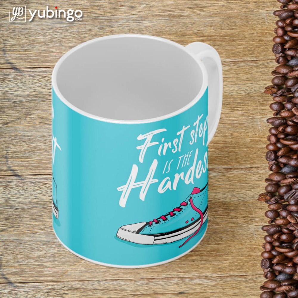 First Step is Hardest Coffee Mug-Image4
