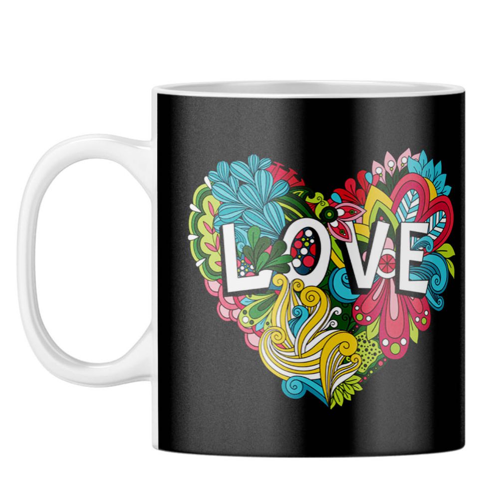 Flowery Love Coffee Mug