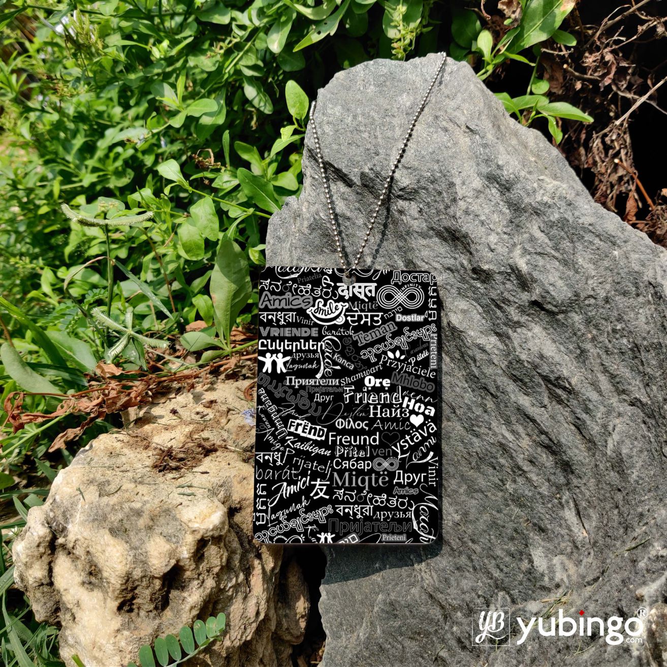 Friend in All Languages Car Hanging-Image5