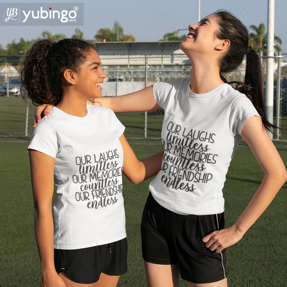 Friendship Is Endless T-Shirt-White