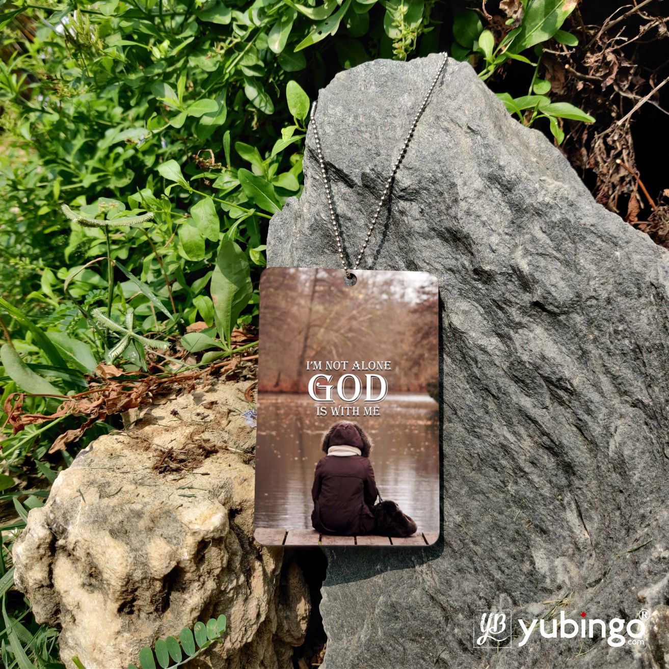 God is with Me Car Hanging-Image5