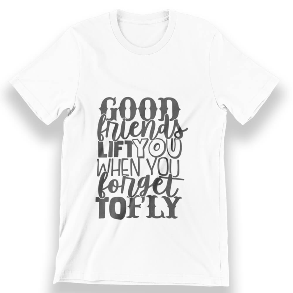 Good Friends Life You T-Shirt-White