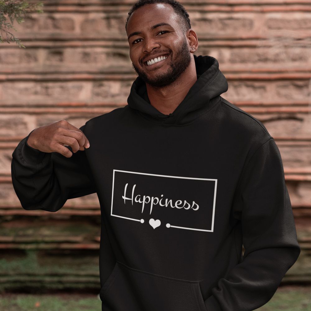 Happiness Hoodie-Black