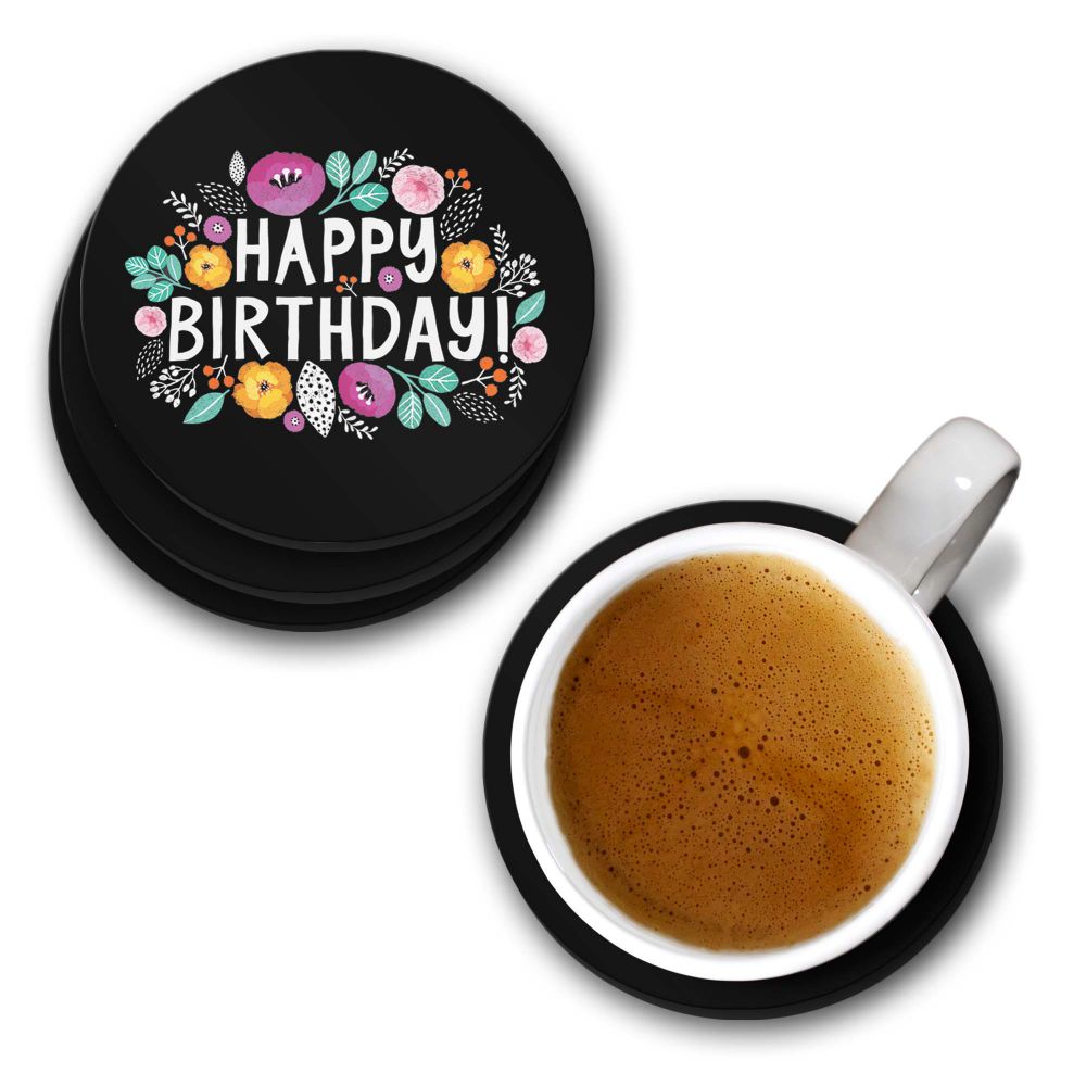 Happy Happy Birthday Coasters