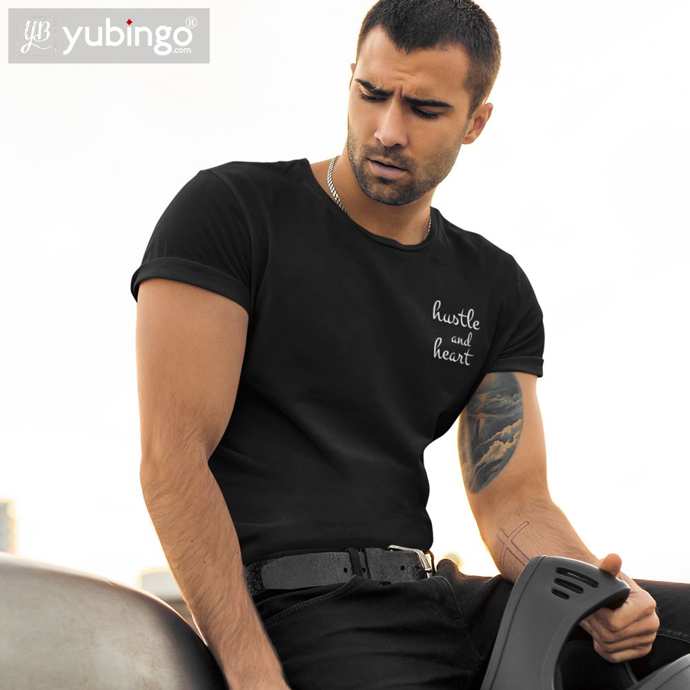 Hustle and Heart T-Shirt-White