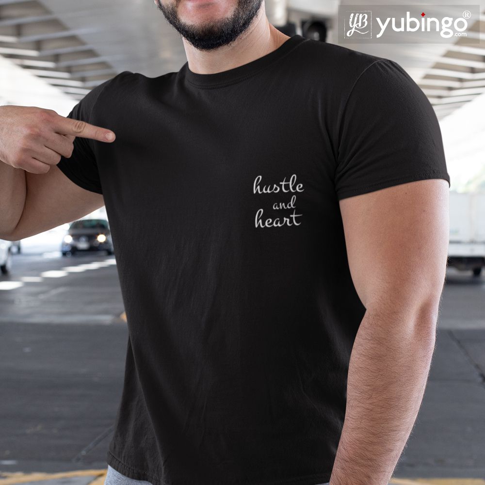 Hustle and Heart T-Shirt-White