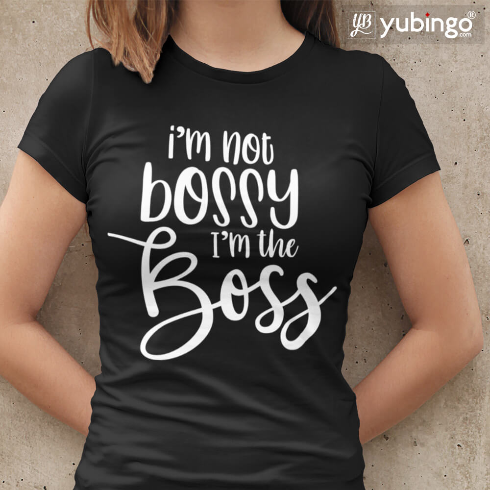 I Am The Boss T-Shirt-White
