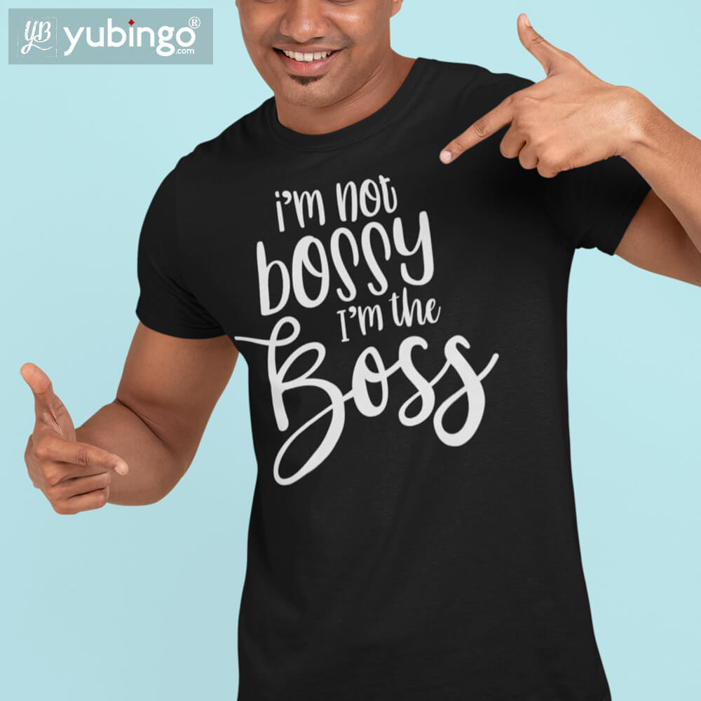 I Am The Boss T-Shirt-White