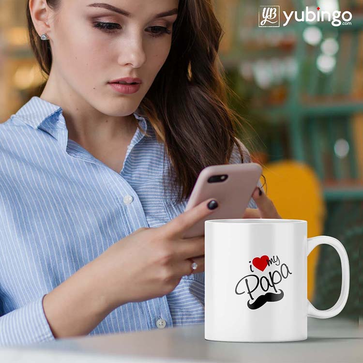 I Love Papa Coffee Mug-Image3