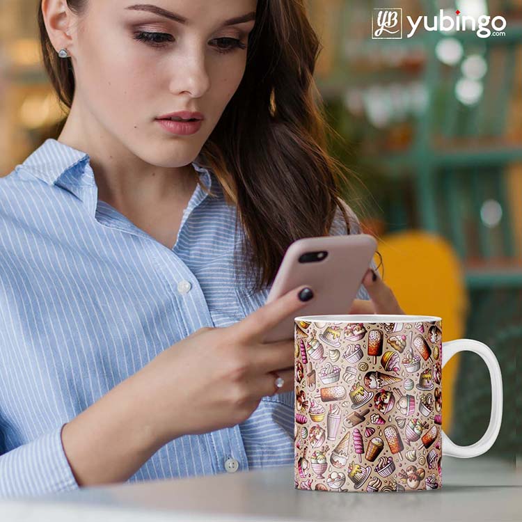 Ice Cream Overload Customised Alphabet Coffee Mug-Image3