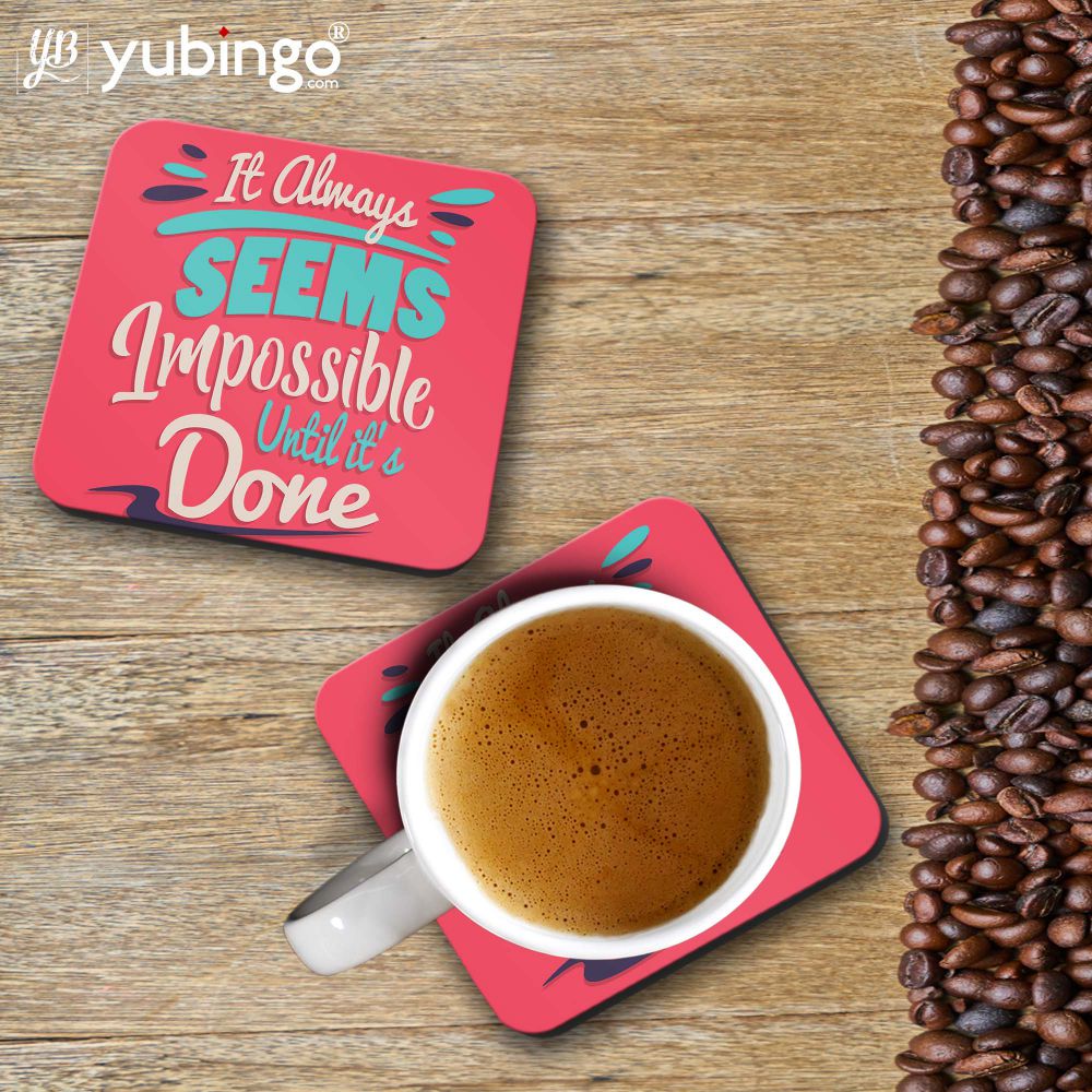 Impossible Till Done Coasters-Image4