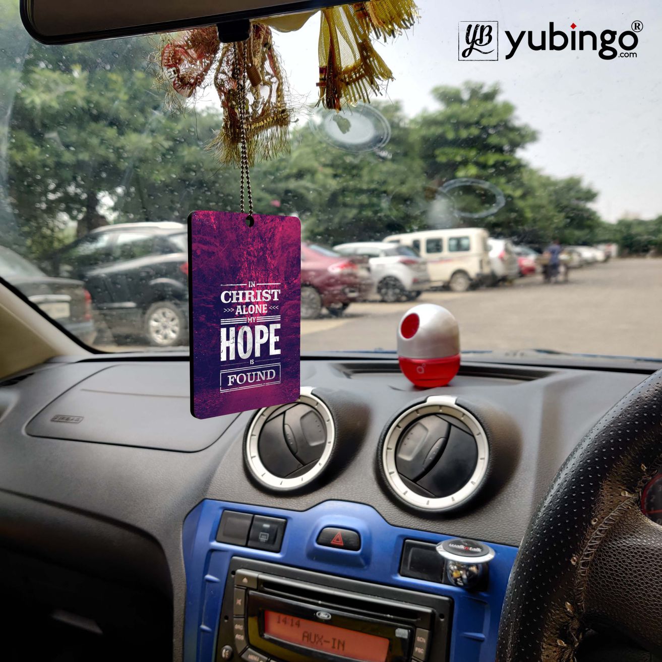 In Christ I Find Hope Car Hanging-Image2