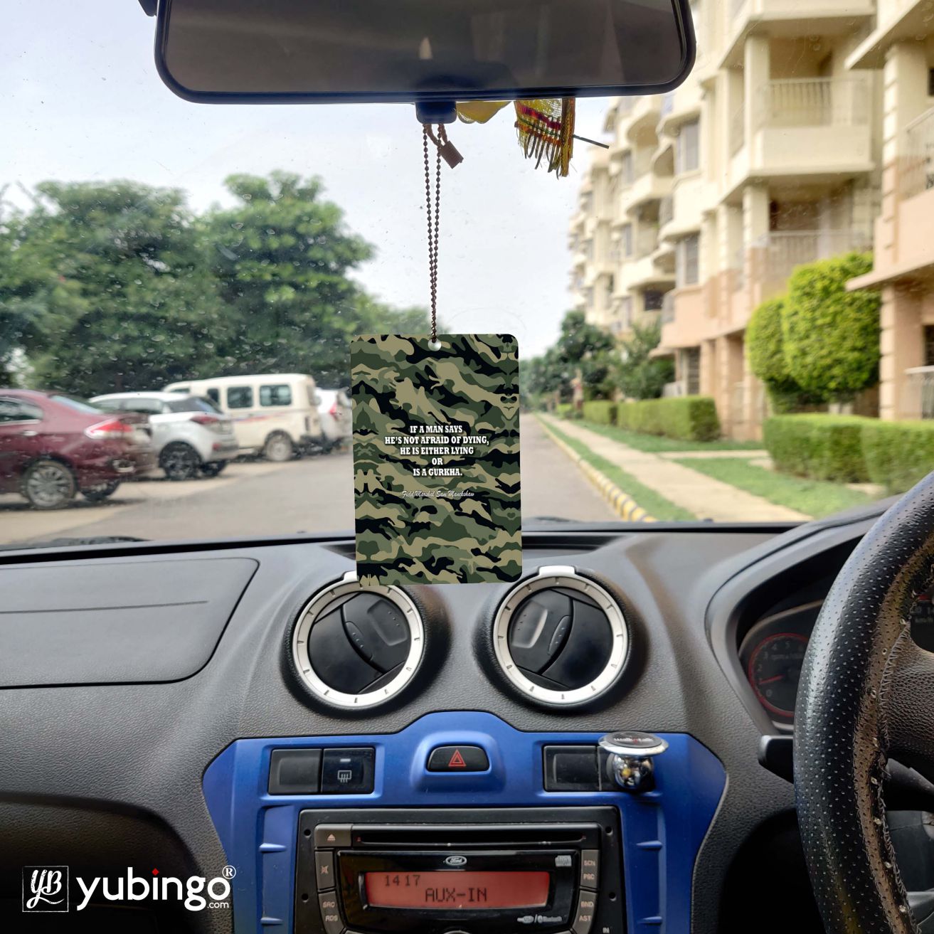 Indian Army Quote Car Hanging-Image6