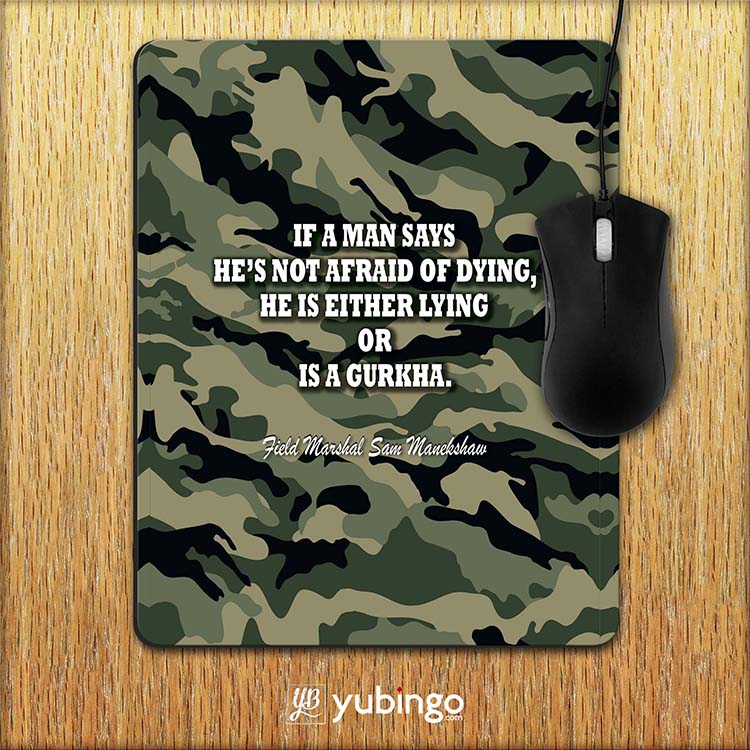 Indian Army Quote Mouse Pad-Image2