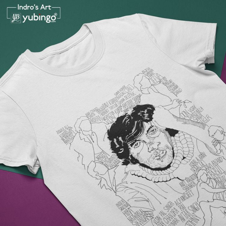 Indro's Art Big B Men T-Shirt-Image3