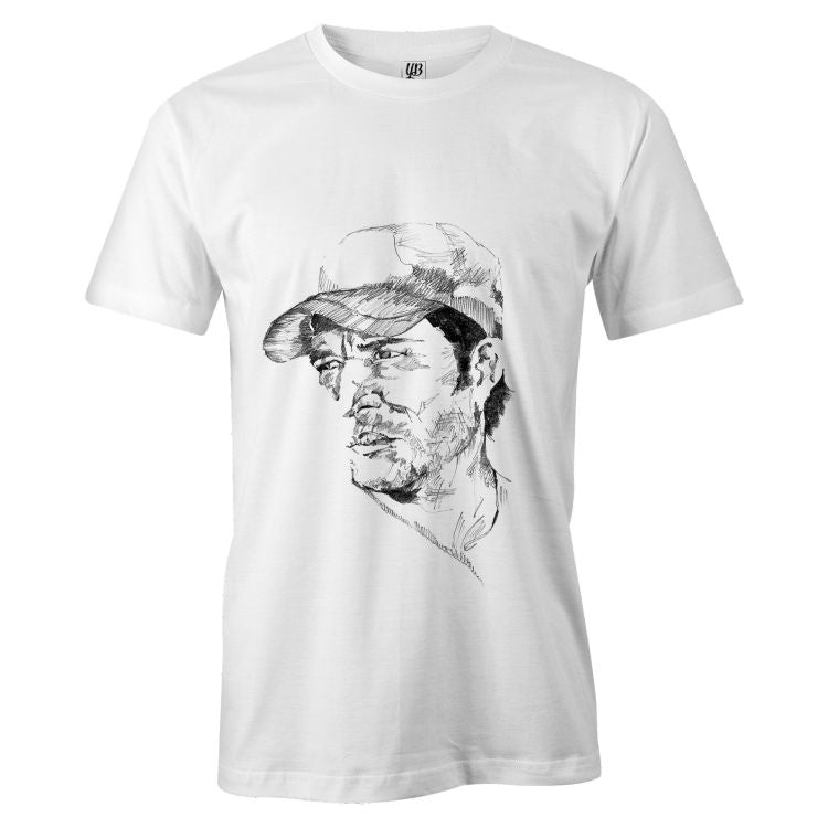 Indro's Art Captain Cool Men T-Shirt-White