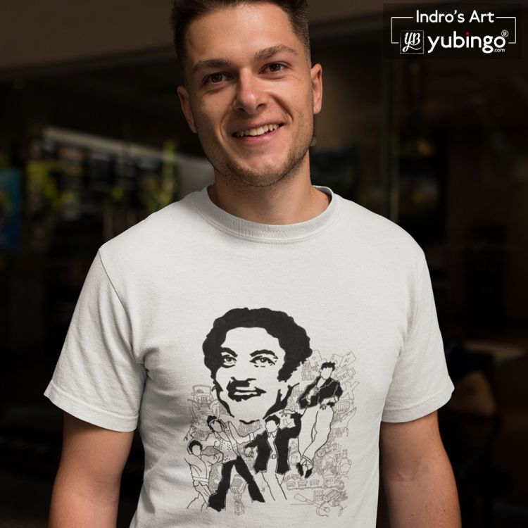 Indro's Art Kishore Kumar Men T-Shirt-Image3