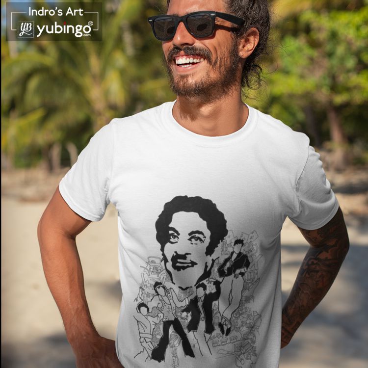 Indro's Art Kishore Kumar Men T-Shirt-Image5