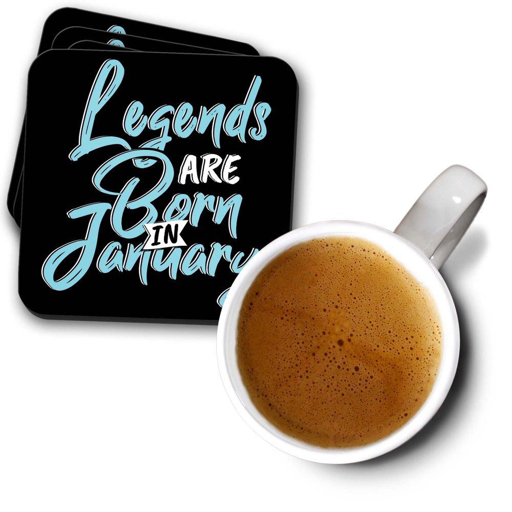 January Legends Coasters