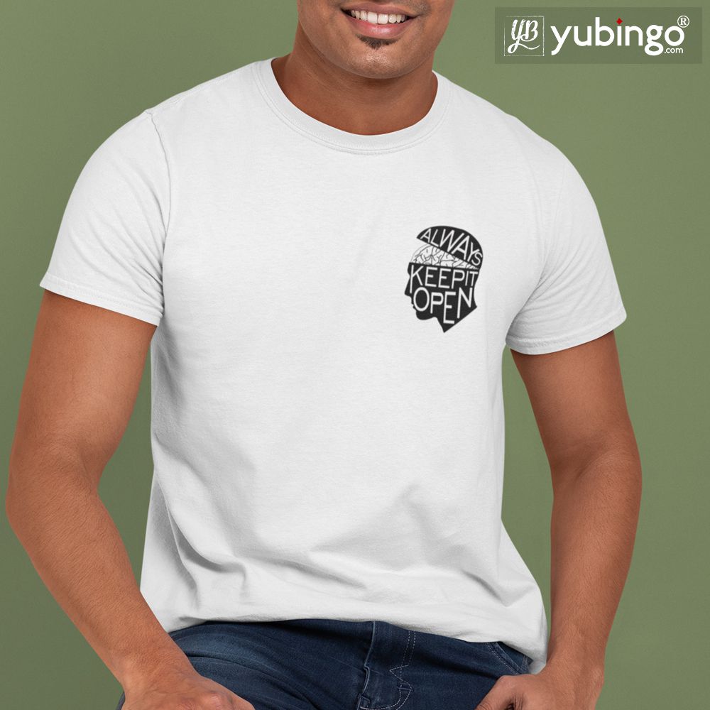 Keep Mind Open T-Shirt-White