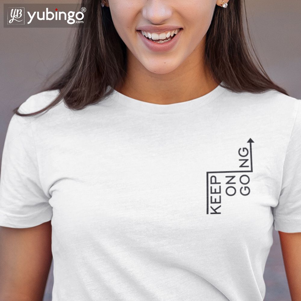 Keep On Going T-Shirt-White