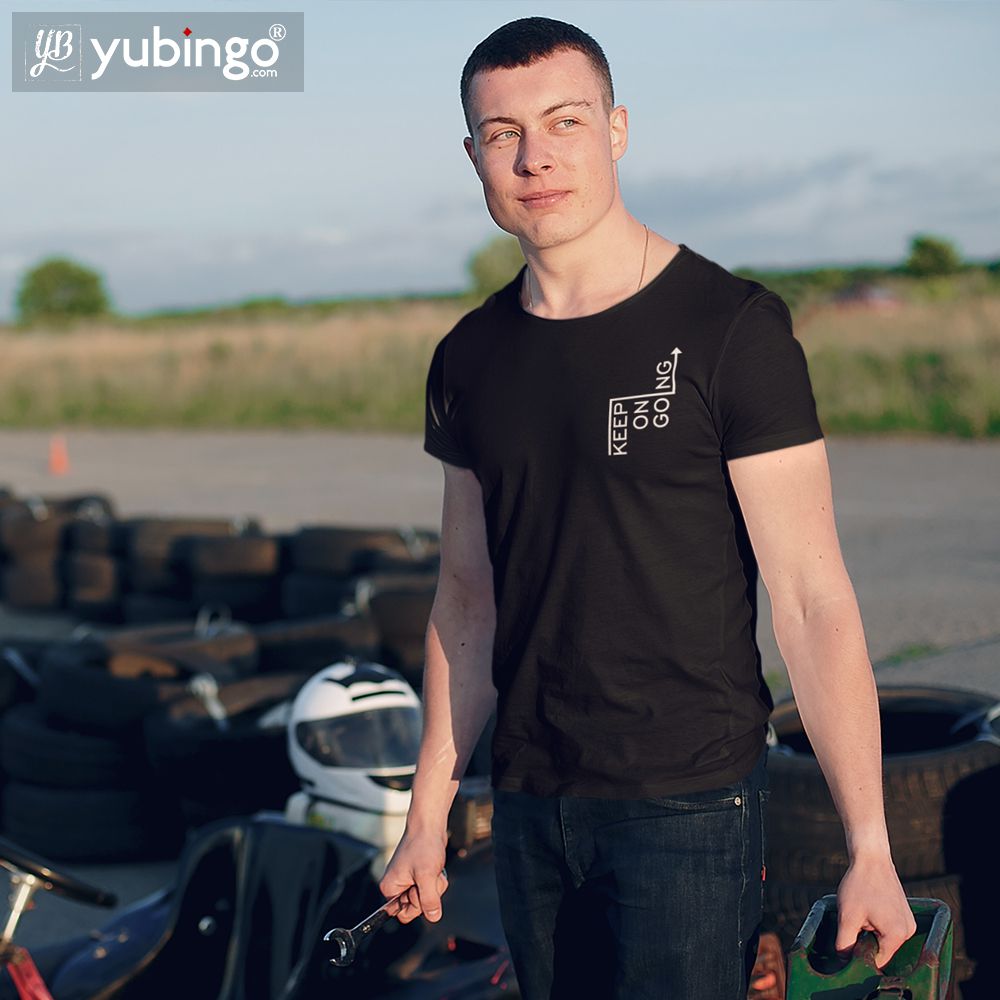 Keep On Going T-Shirt-White