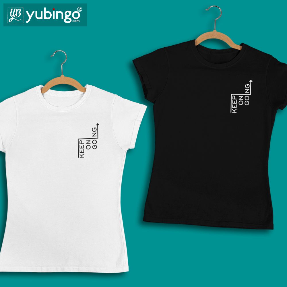 Keep On Going T-Shirt-White