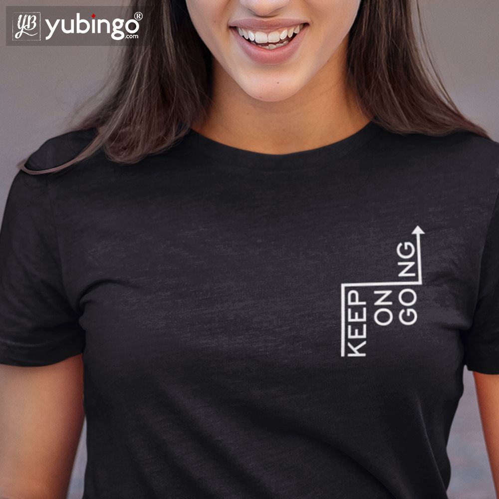 Keep On Going T-Shirt-White