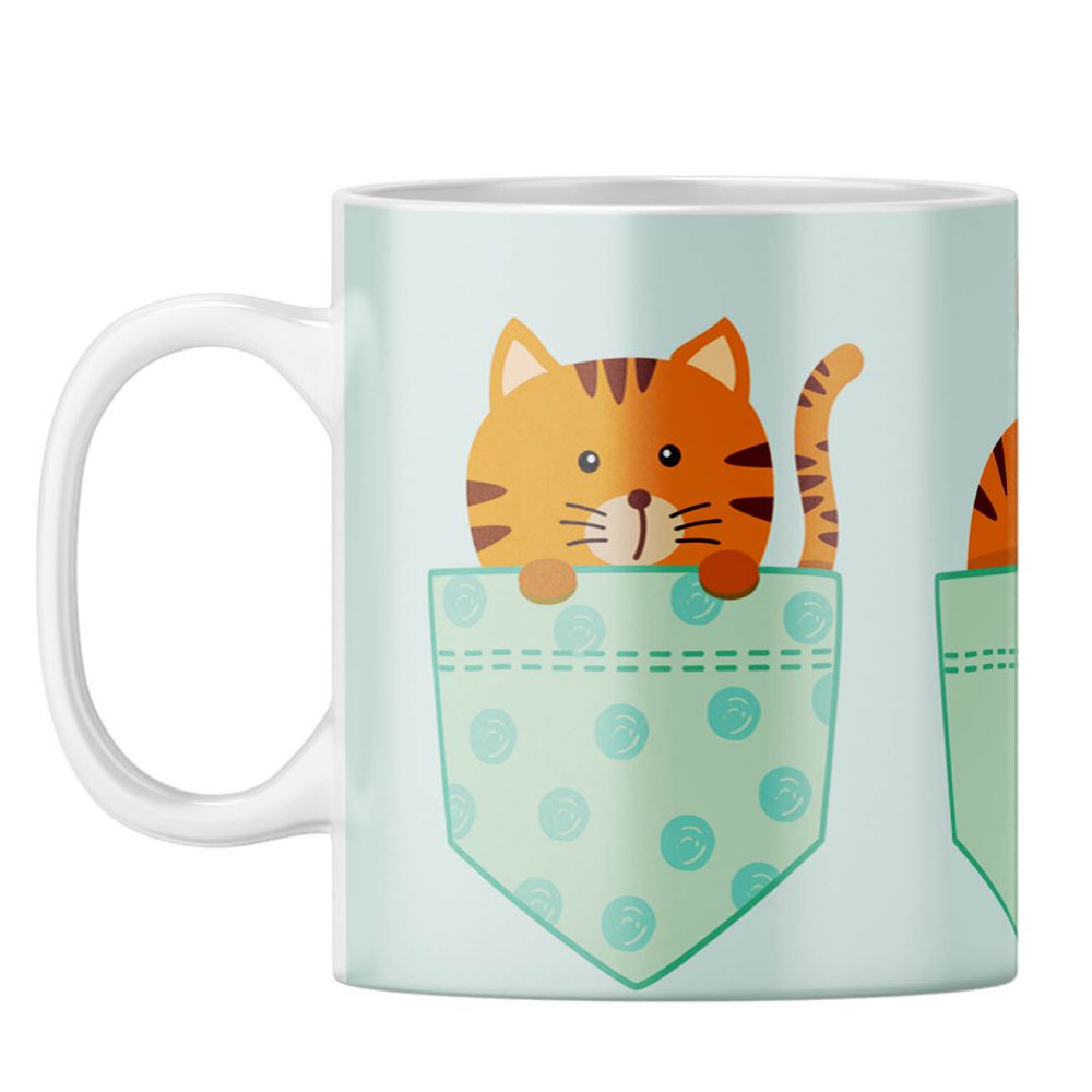 Kitty in Pocket Coffee Mug