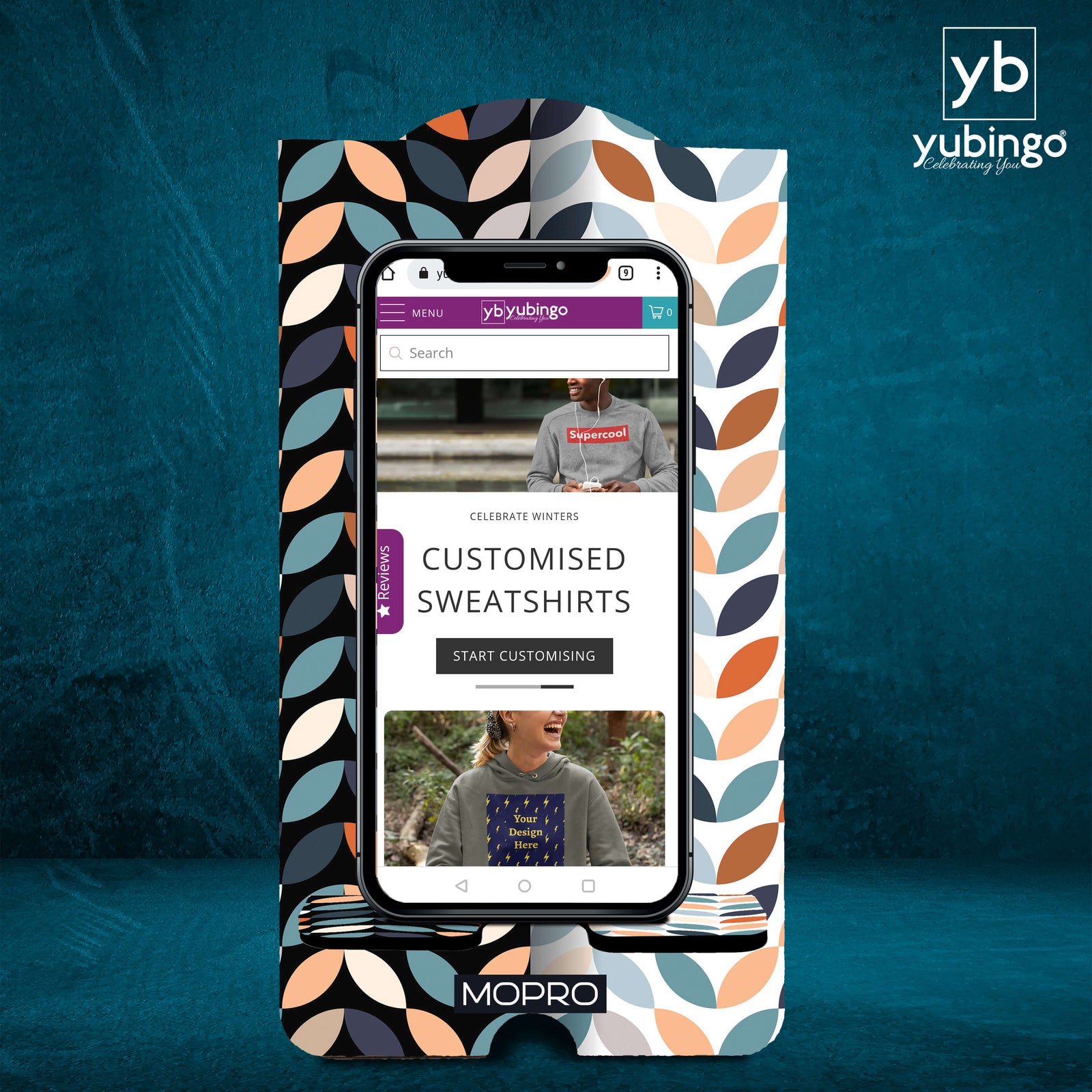 Leafy Delight Mobile Stand-Image2