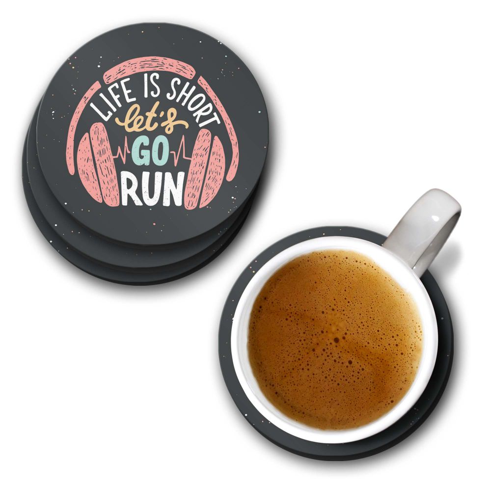 Life is Short Coasters
