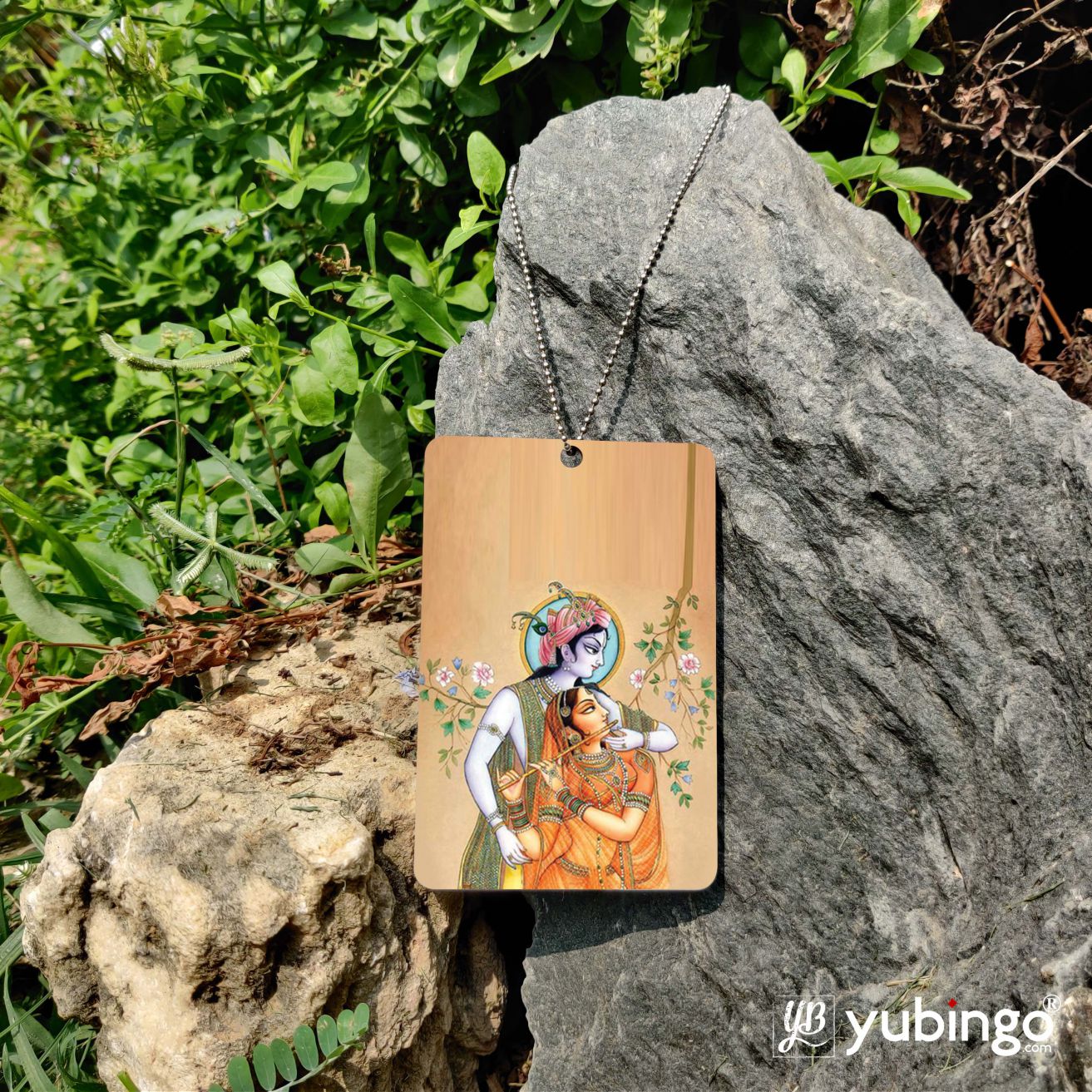 Lord Krishna with Radha Car Hanging-Image5