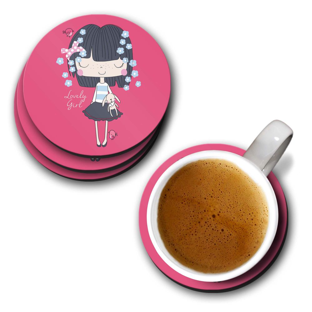 Loving Girl Coasters