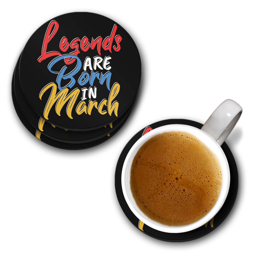March Legends Coasters