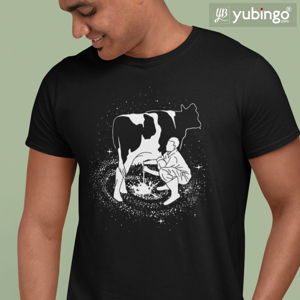 Milky Way T-Shirt-Black