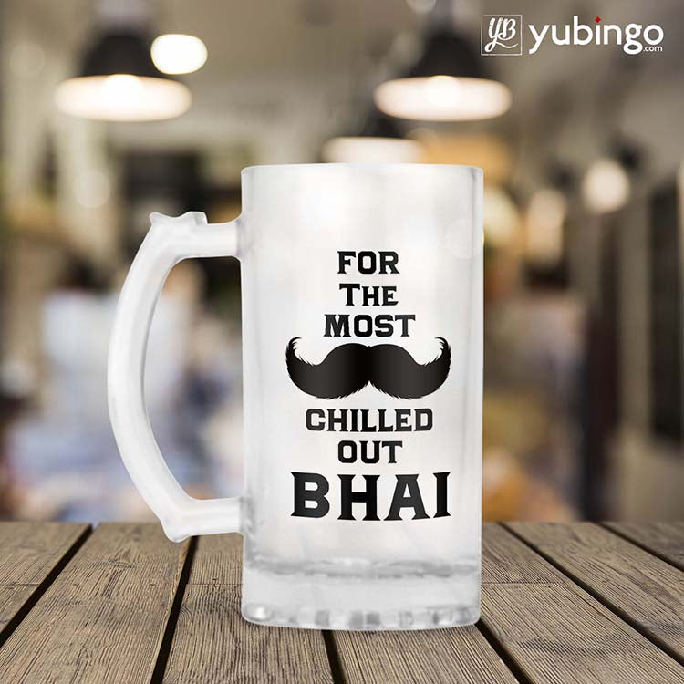 Most Chilled Out Bhai Beer Mug-Image2