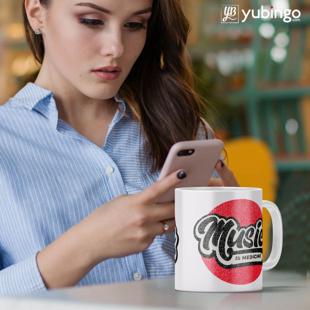 Music is Medicine Coffee Mug-Image3