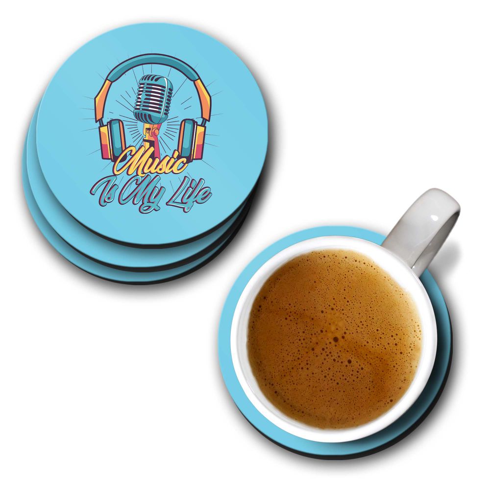 Music is My Life Coasters