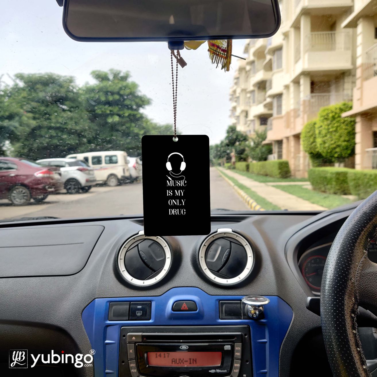 Music Is My Only Drug Car Hanging-Image6
