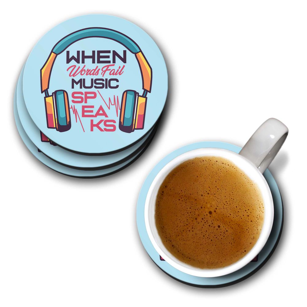 Music Speaks Coasters