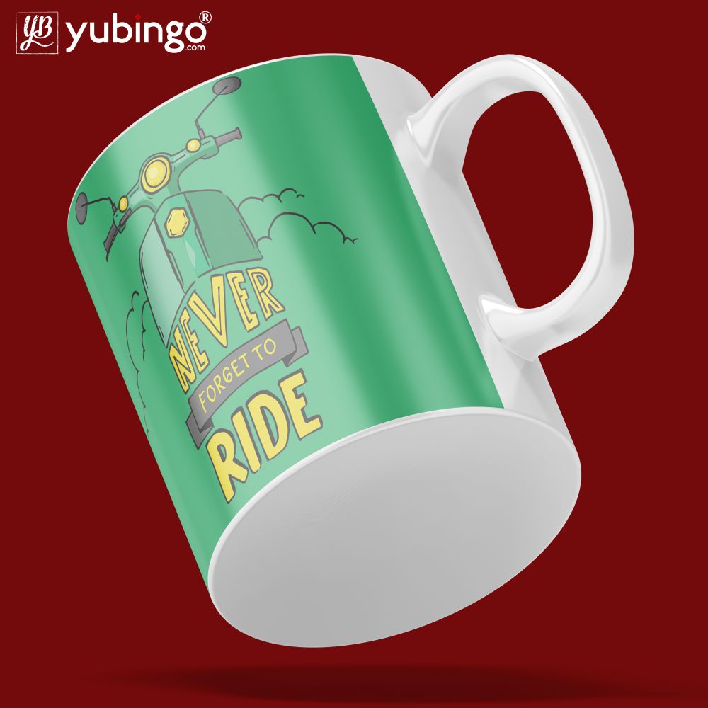 Never Forget to Ride Coffee Mug-Image5