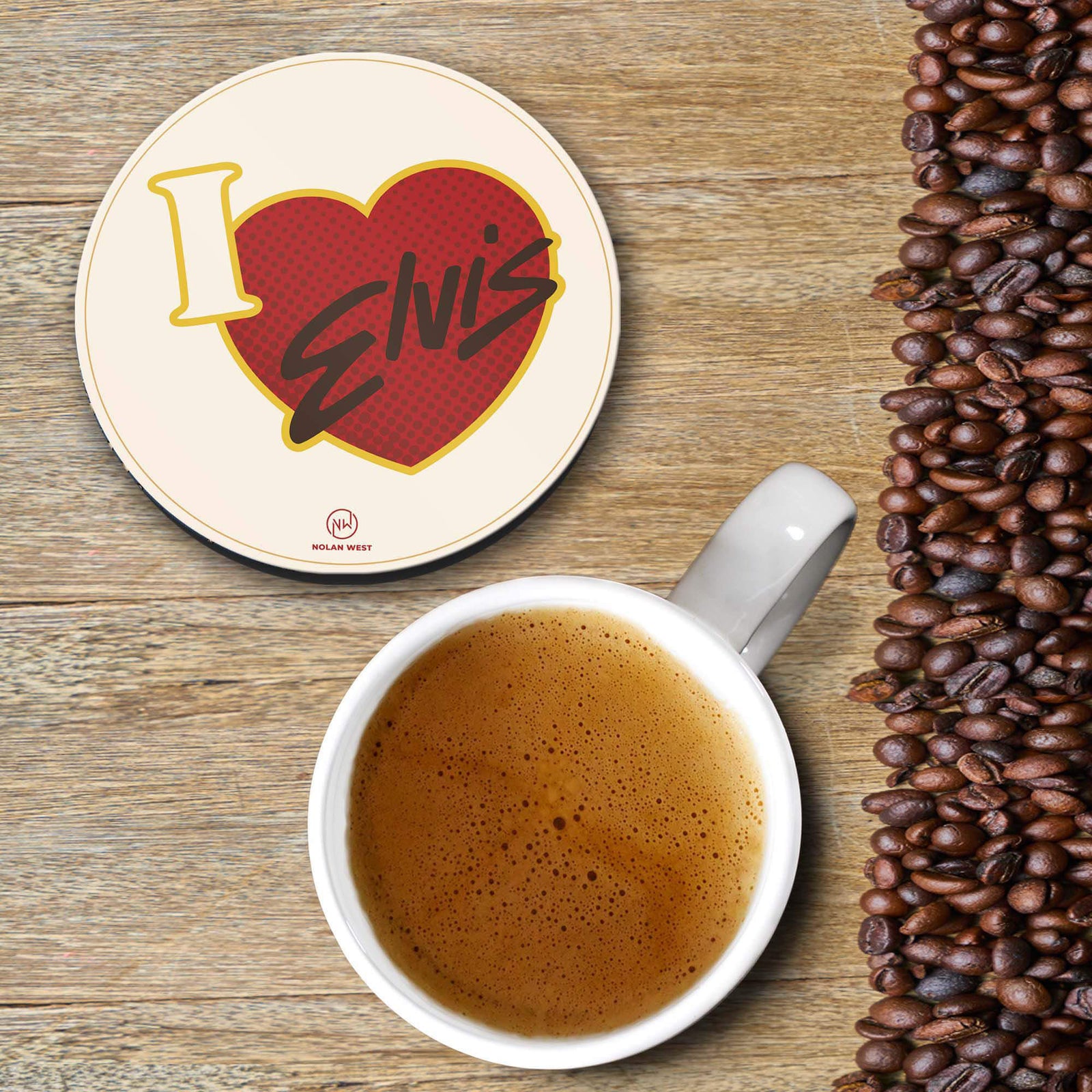 Nolan West Elvis Presley | I Love Elvis Coasters-Image5