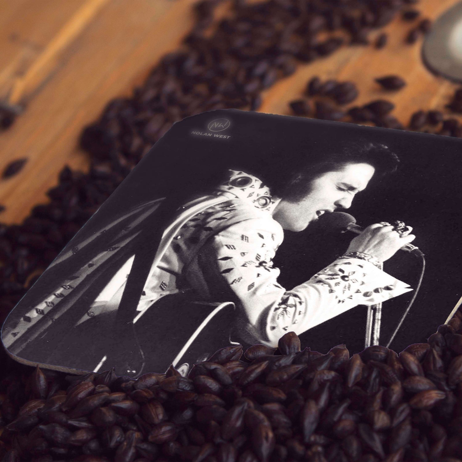Nolan West Elvis Presley | King with Mic Coasters-Image7