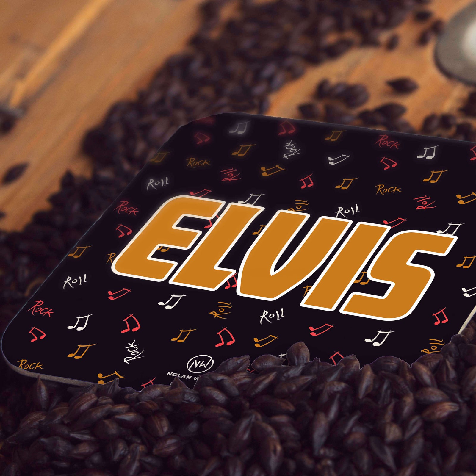 Nolan West Elvis Presley | Musical Notes Coasters-Image7