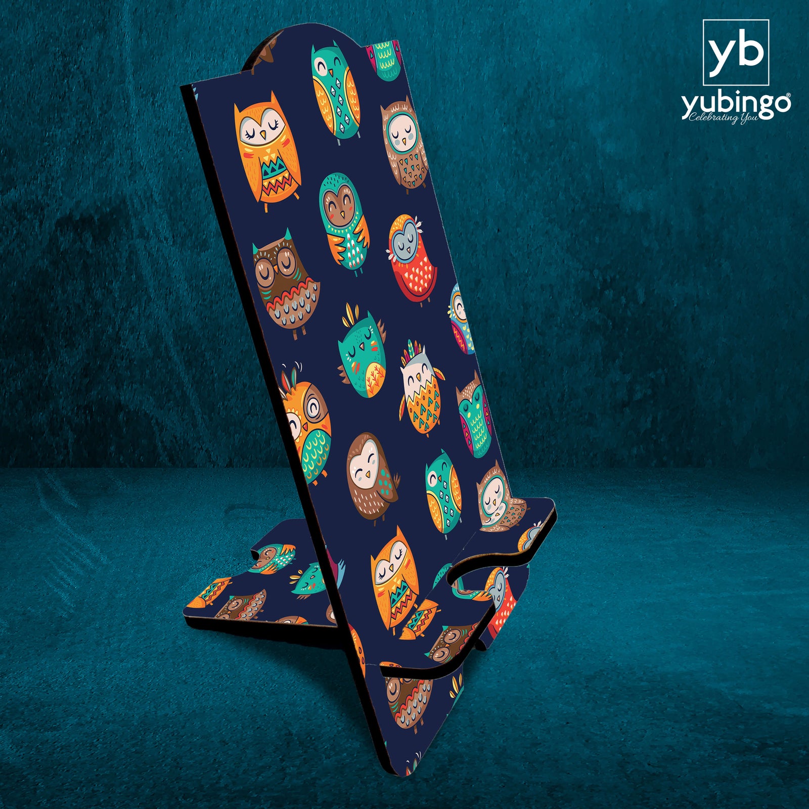 Owly Pattern Mobile Stand-Image4